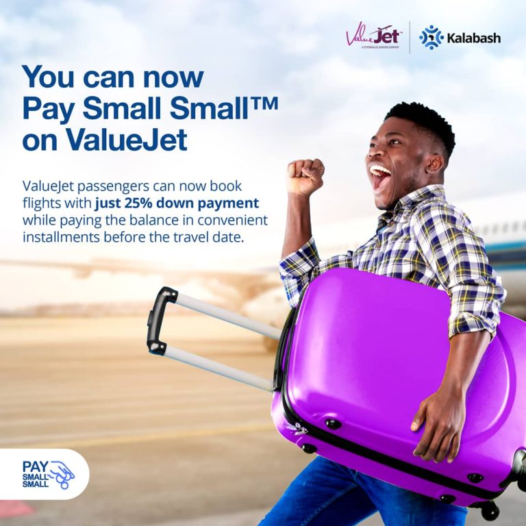 Pay Small Small™ is Live on ValueJet' Now, Every Nigerian Can Afford