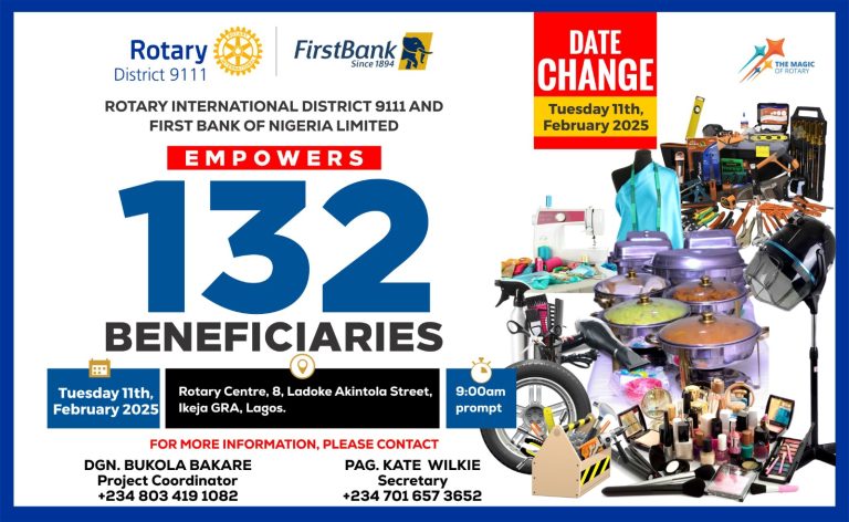Rotary International District 9111 Partners FirstBank to Empower 132 ...